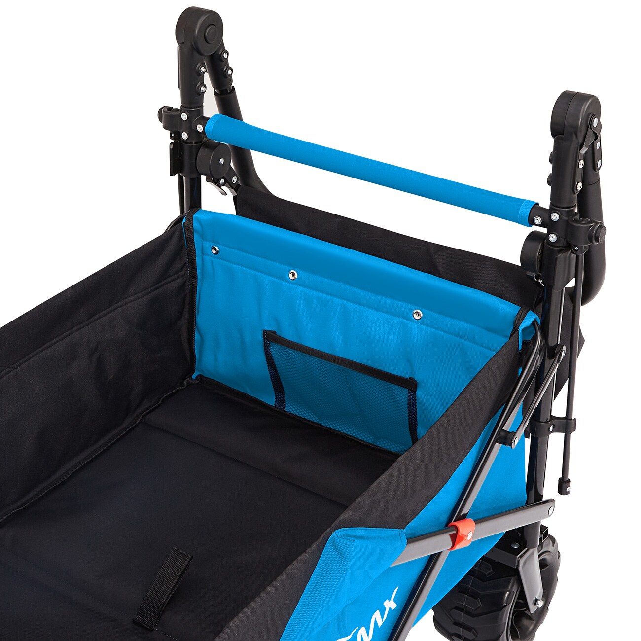 SAMAX Faltbarer Bollerwagen Offroad mit Dach - Blau