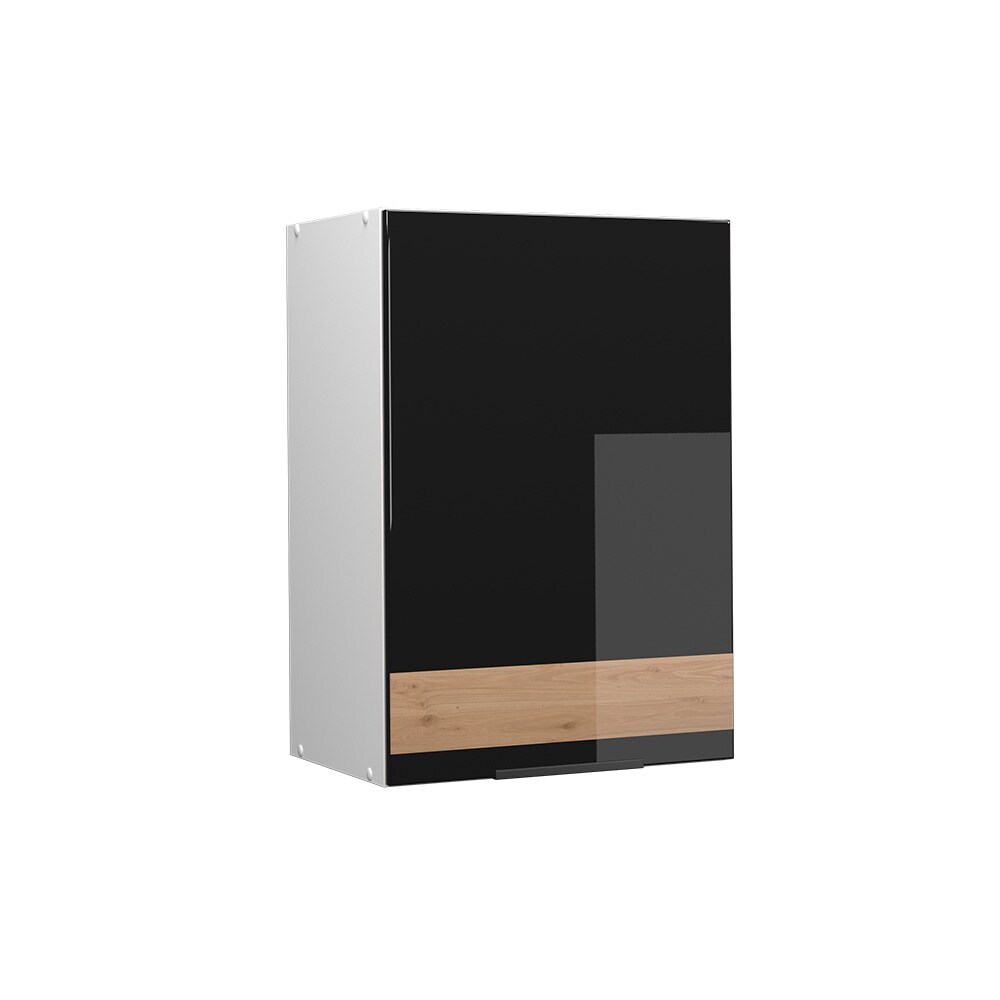 Vicco Hängeschrank Küchenschrank Küchenmöbel Fame-Line Weiß Schwarz Eiche 45 cm modern Hochglanz