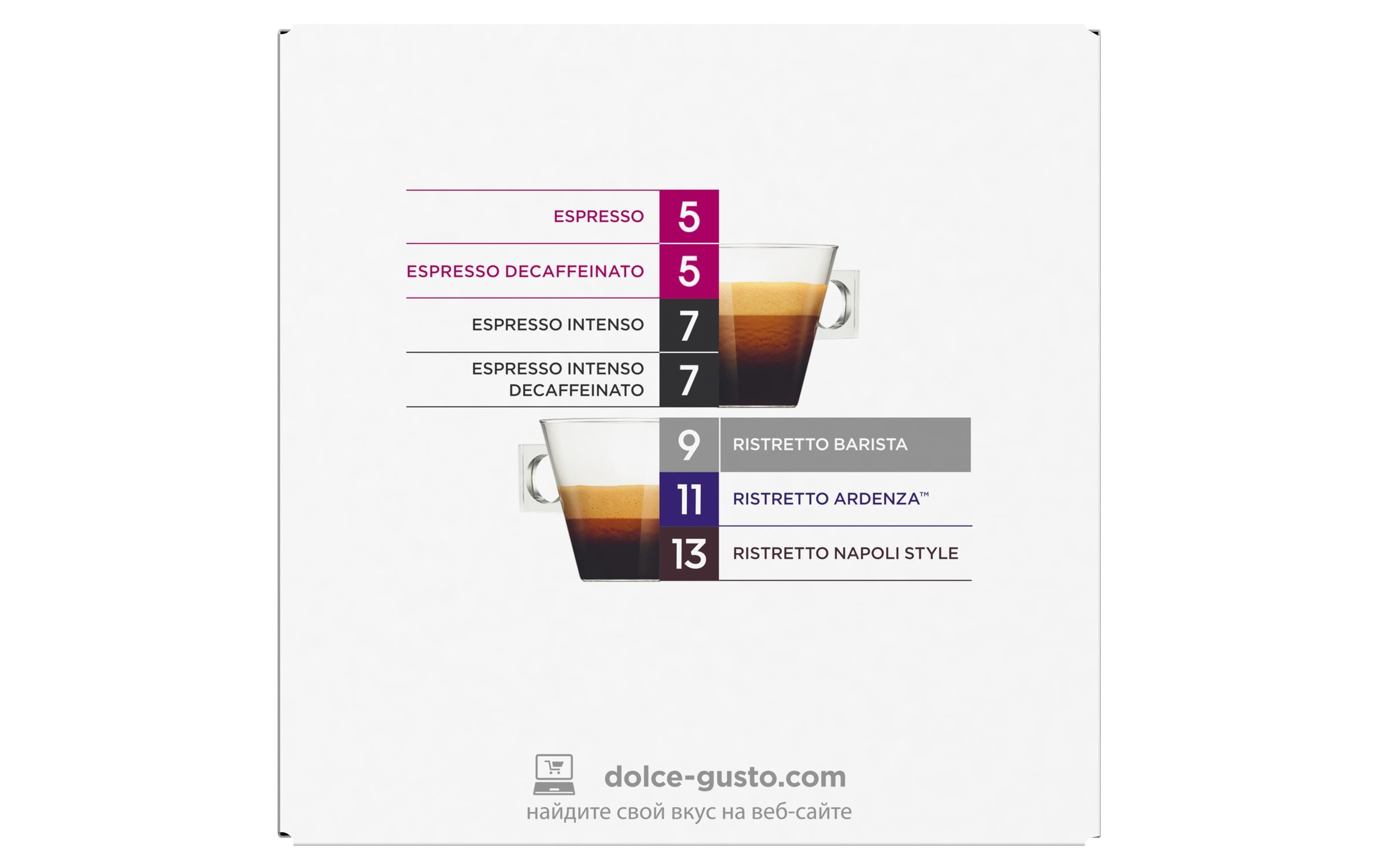 Kaffeekapseln Dolce Gusto Ristretto Barista 30 StückKaffeeportionen für das Dolce Gusto System
