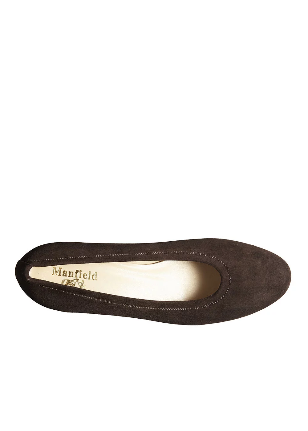 BALLERINE VARSOVIE VELOURS MARRON