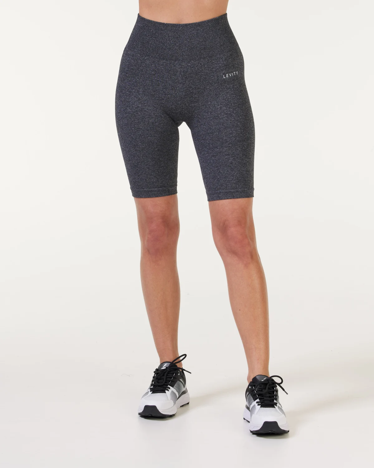LEVITY Essential Seamless Biker Grey Melange