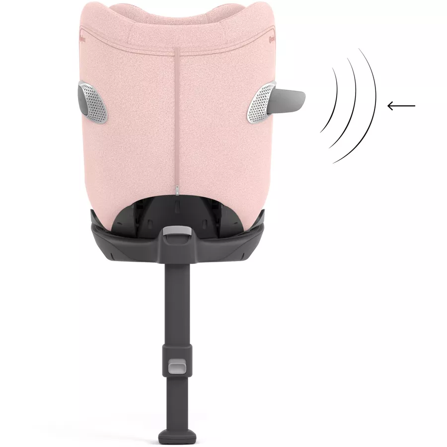 cybex PLATINUM Reboarder Sirona T I-Size Peach Pink Plus mit Basisstation Base T