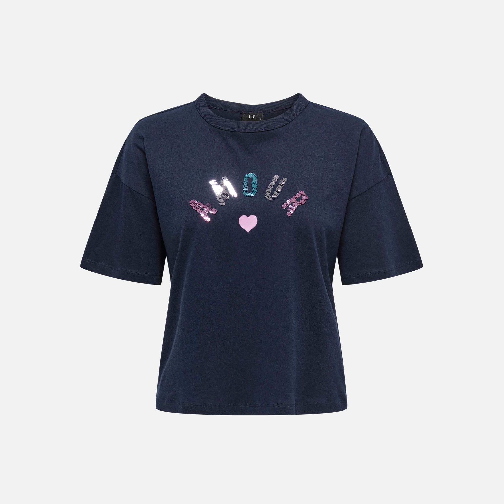 T-shirt Femme bleu marine
