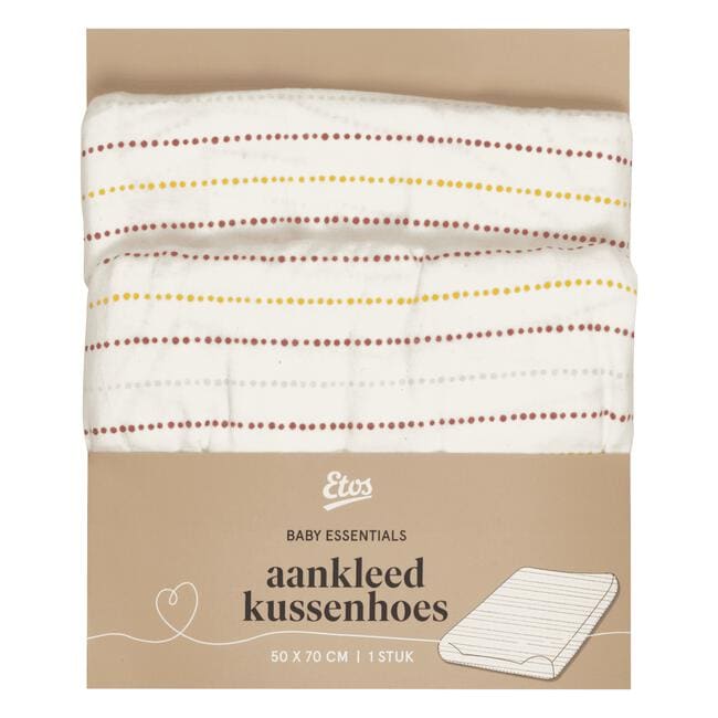 Etos Aankleedkussenhoes Streep