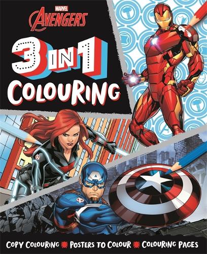 Marvel Avengers: 3 in 1 Colouring (Paperback)