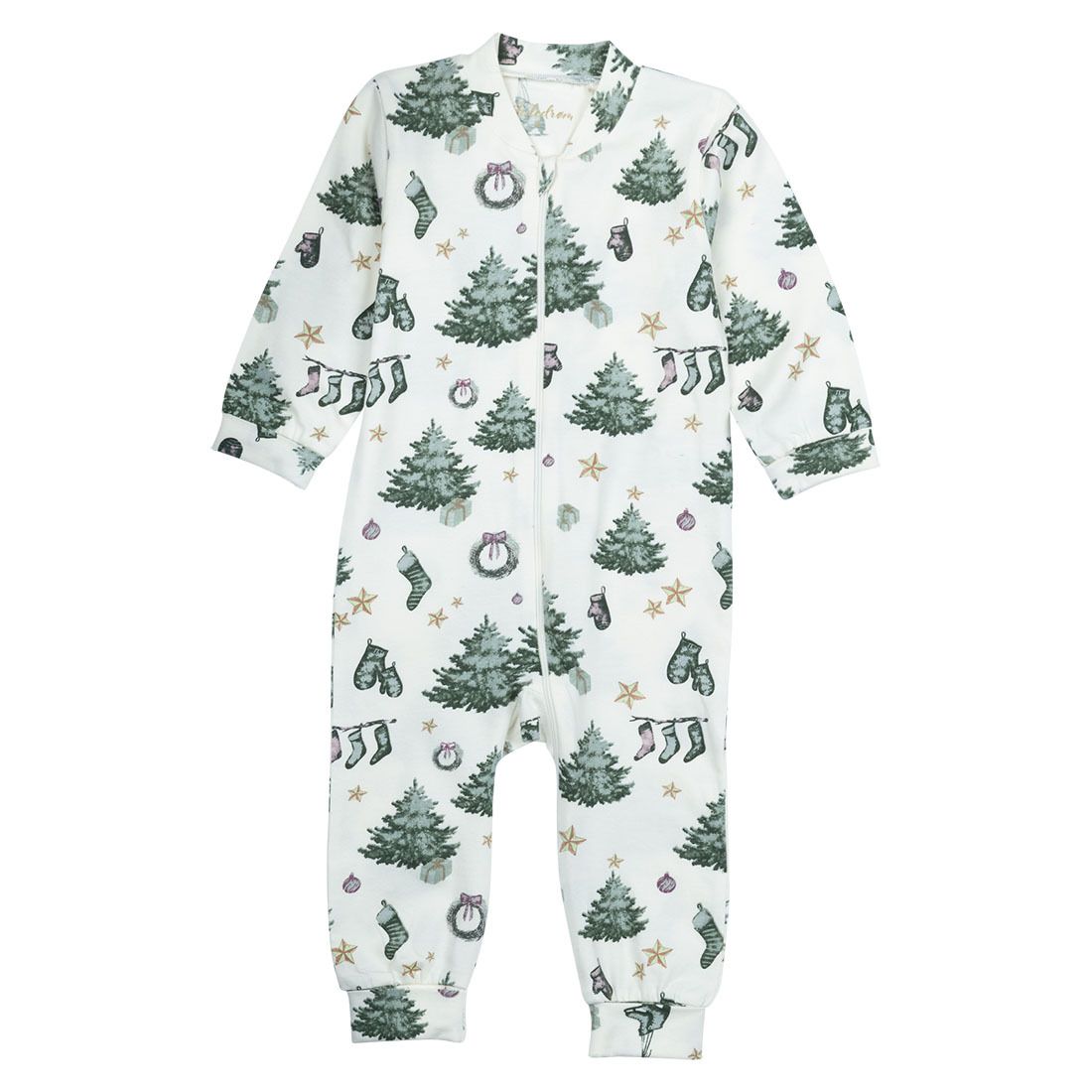Pyjamas med glidelåslukning