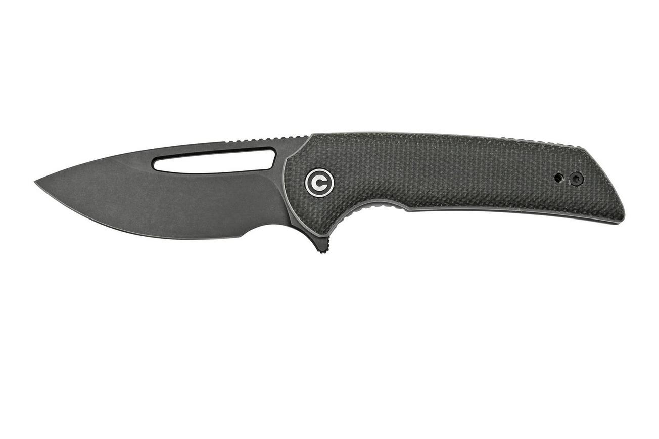 Civivi Odium C2010G Black, Dark Green Micarta zakmes, Ferrum Forge design
