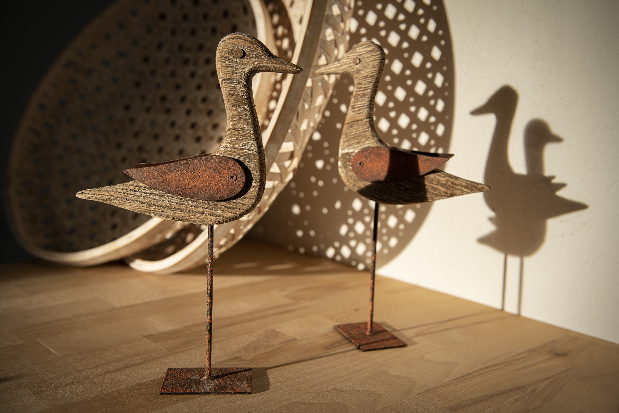 Ente, mit Standfuß, H 23,5 cm, B 14,5 cm, L 4 cm von fischer's lagerhaus