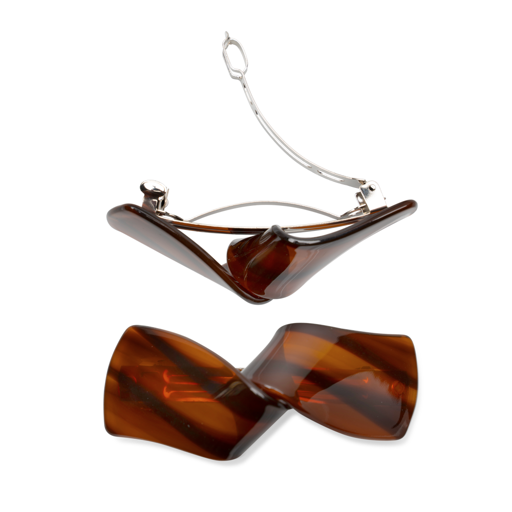 Sui Ava  Classic Knot hårspænde - Golden Brown