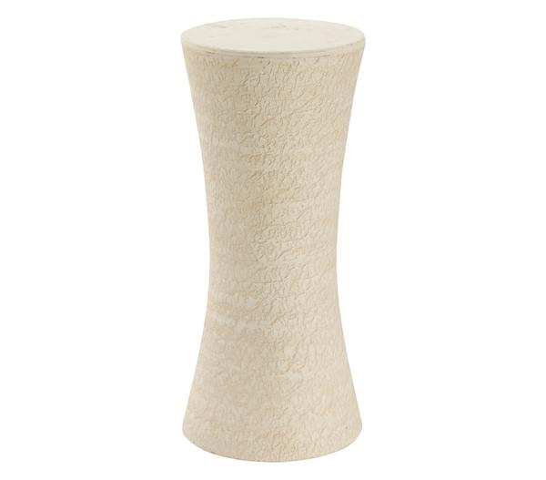 Dehner Keramik-Pflanzsäule Rustika, creme,
