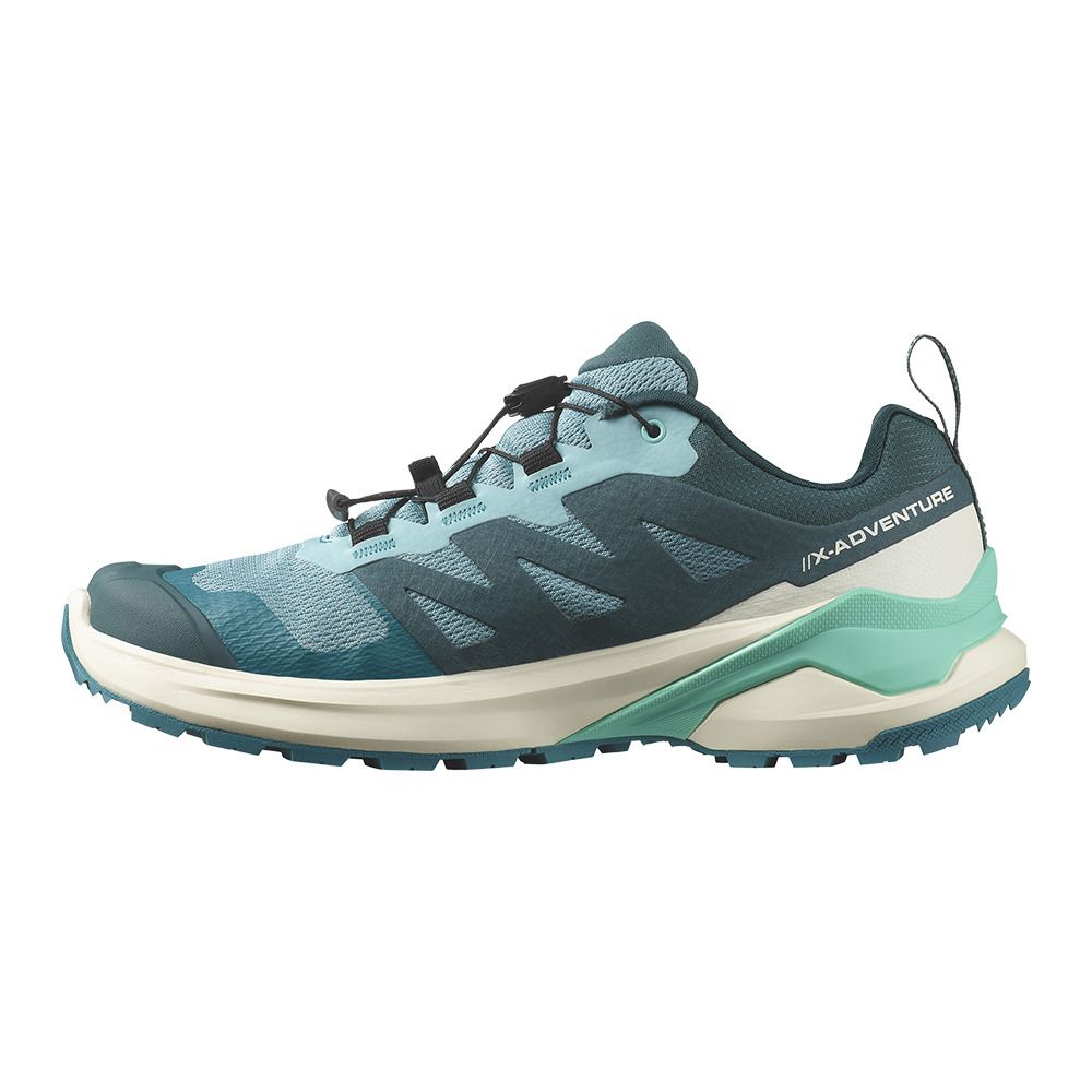 Salomon X-ADVENTURE GTX W - Chaussures trail Femme dusty turquoise/vanilla ice/cockatoo
