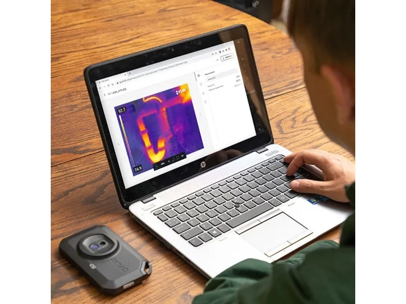 FLIR C3-X - Termisk og visuelt lyskamerakombo - kompakt - 0.012 MP - Wi-Fi - sort