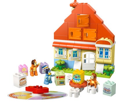 LEGO DUPLO Bluey 10459 Blueys hus med huskespill