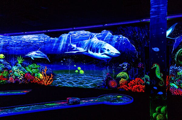 Schwarzlicht Minigolf Asperg