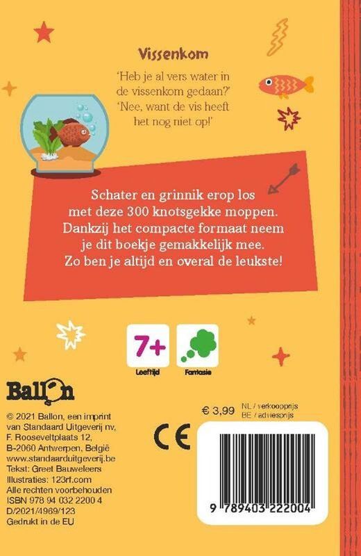 Boek - 300 Knotsgekke Moppen Voor Kinderen