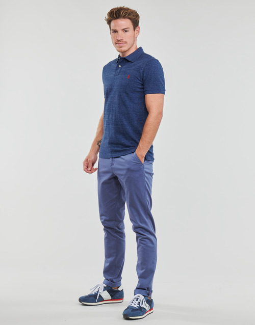 Polo Ralph Lauren - POLO COUPE DROITE EN COTON BASIC MESH Azul