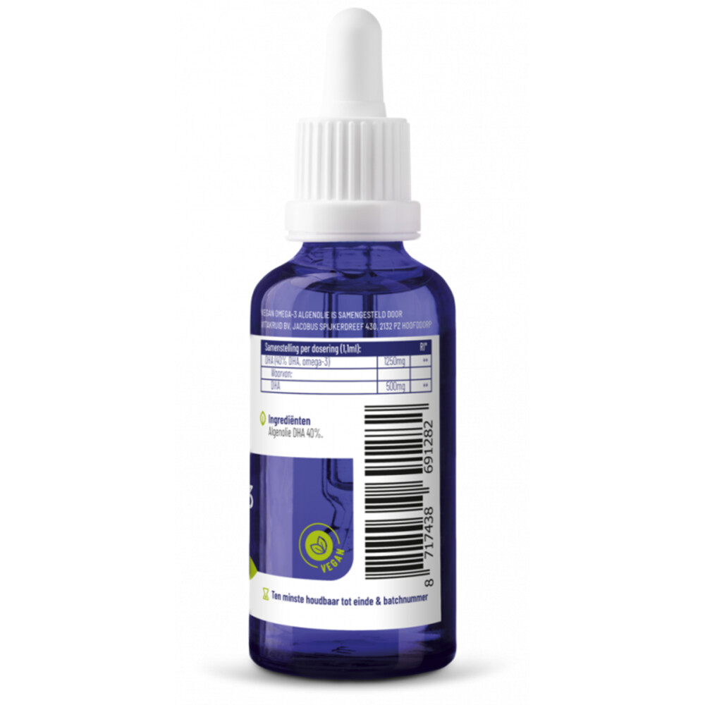 2x Vitakruid Vegan Omega-3 Algenolie 50 ml