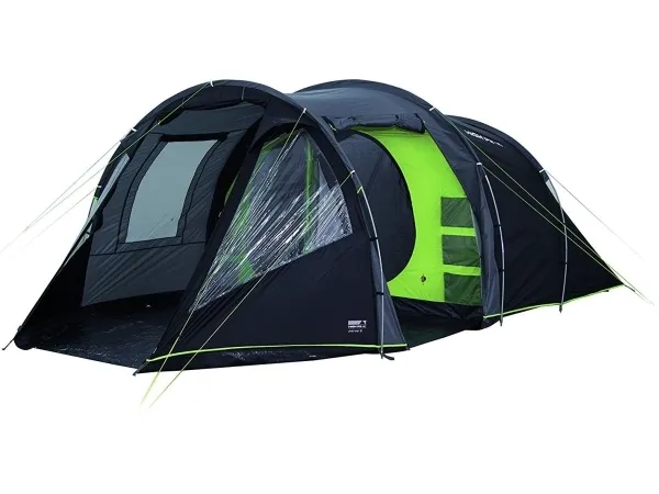 High Peak Paros 5, Camping, Tunneltelt, 11,8 kg, Grøn, Grå