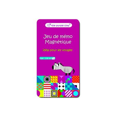 The Purple Cow - Jeu de voyage magnétique Memo