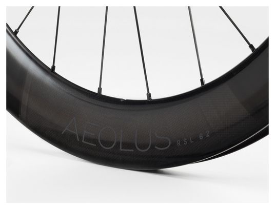 Roue Avant Bontrager Aeolus RSL 62 TLR 700 mm | 12x100 mm | Center Lock | 2022