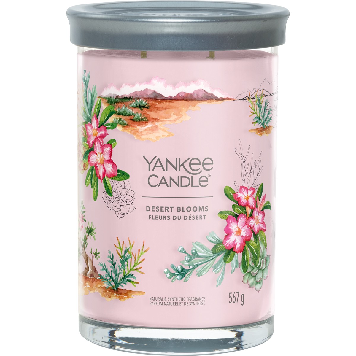 Bougie gobelet -Fleurs du désert - Grand modèle - 567 g