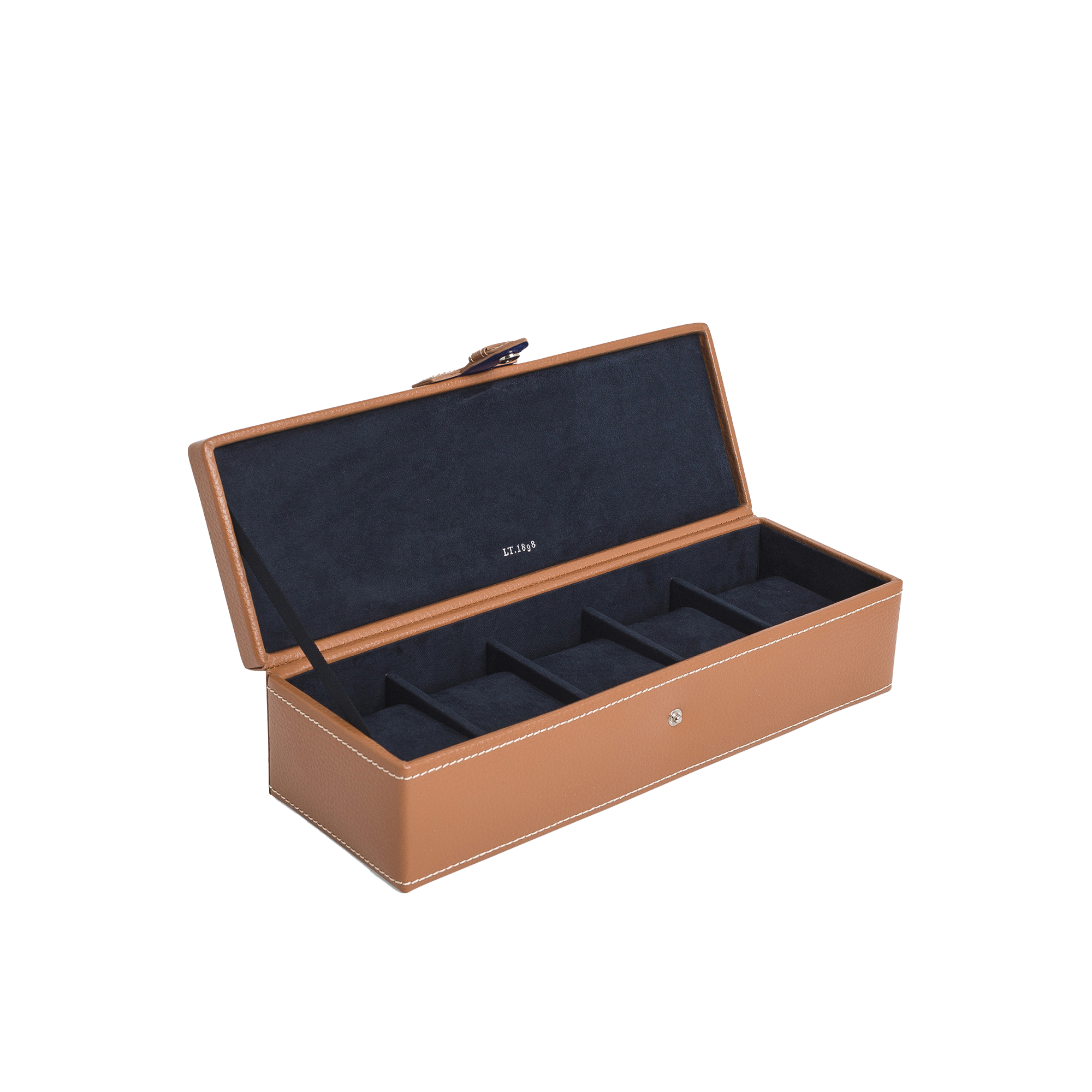 Coffret montres en cuir recyclé | Beige