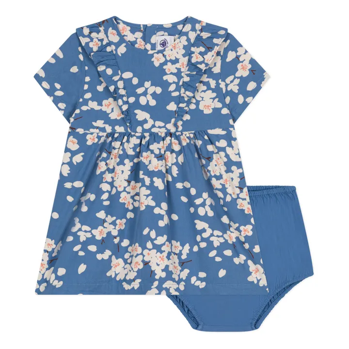 Petit Bateau Ensemble Robe Madona Popeline | Bleu