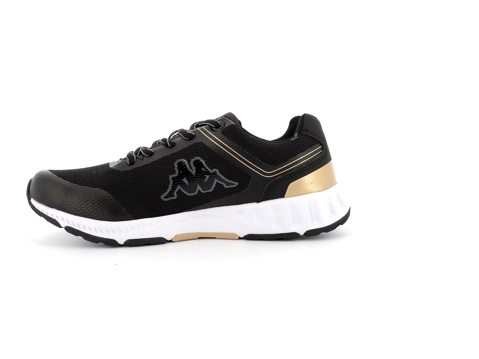 Kappa-3117L1W Matières combinées Noir Or