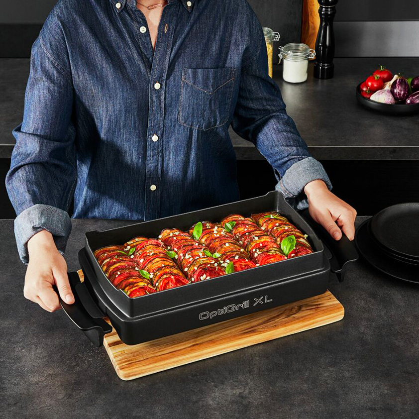 OptiGrill Elite XL GC760D Slimme contactgrill met digitale grillassistent - 16 automatische programma's
