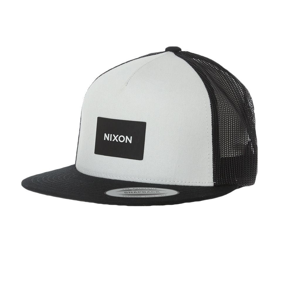 Nixon CAMIONNEUR TEAM - Casquette Homme white/black/black
