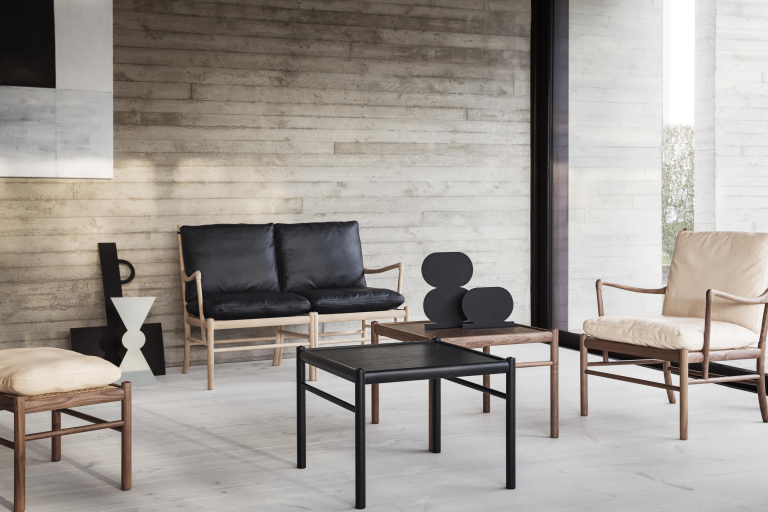 Carl Hansen & Son OW149 Colonial Chair fauteuil gezeept eiken rewool 108