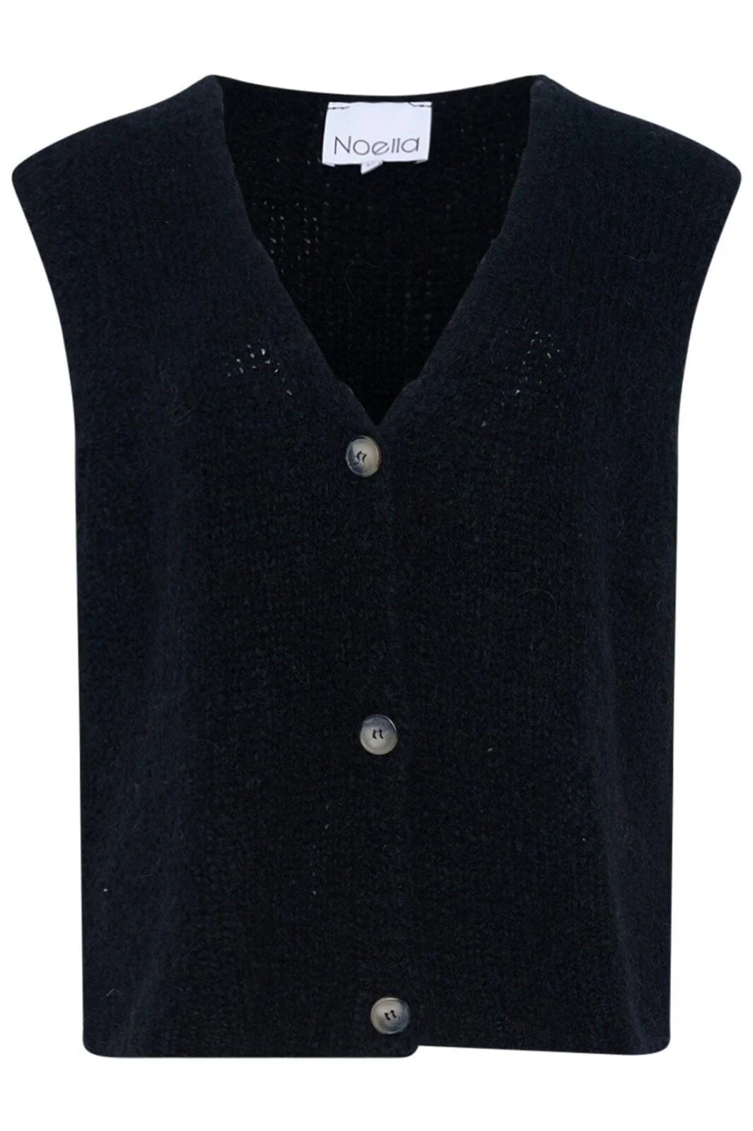 Noella Jacey Knit Vest 004 black
