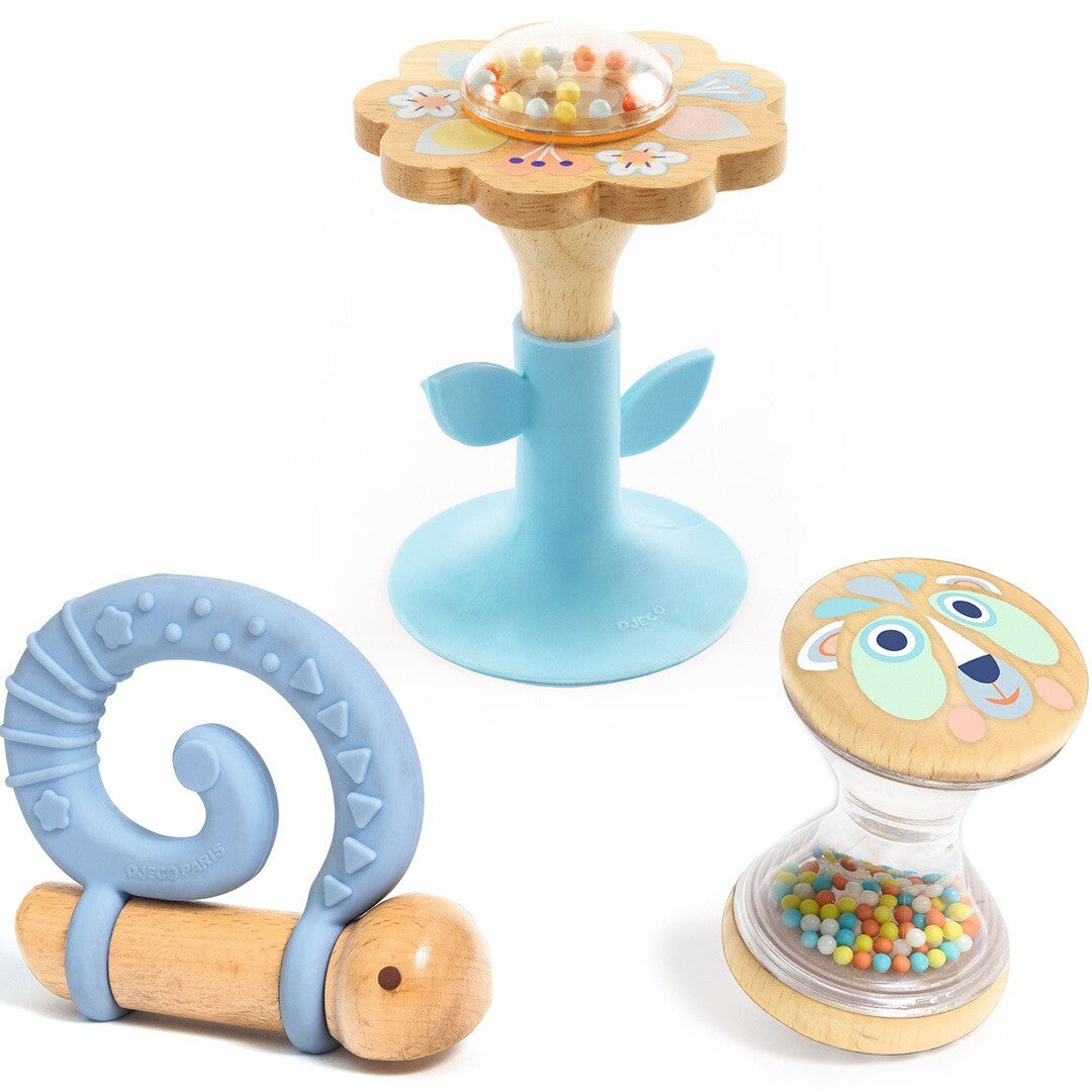 Djeco geschenkdoos babyspeelgoed babygifti - 3st