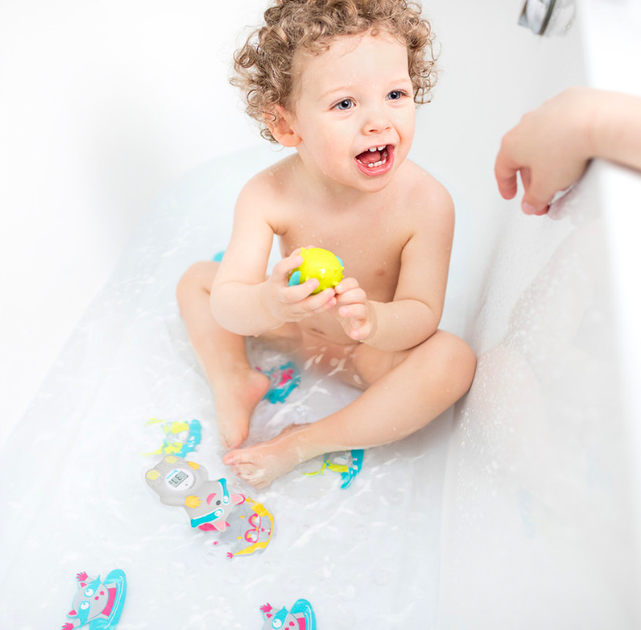 Tapis de bain extra long - Montagne - Ecru