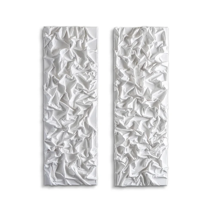 Studio Mykoda - SAHAVA Dune 1 long, 40 x 120 cm, weiss (2er-Set)