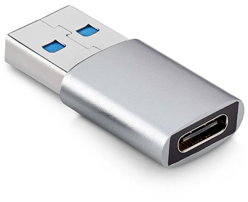 Andersson USB-A to USB-C adapter 3A, 60W - Silver