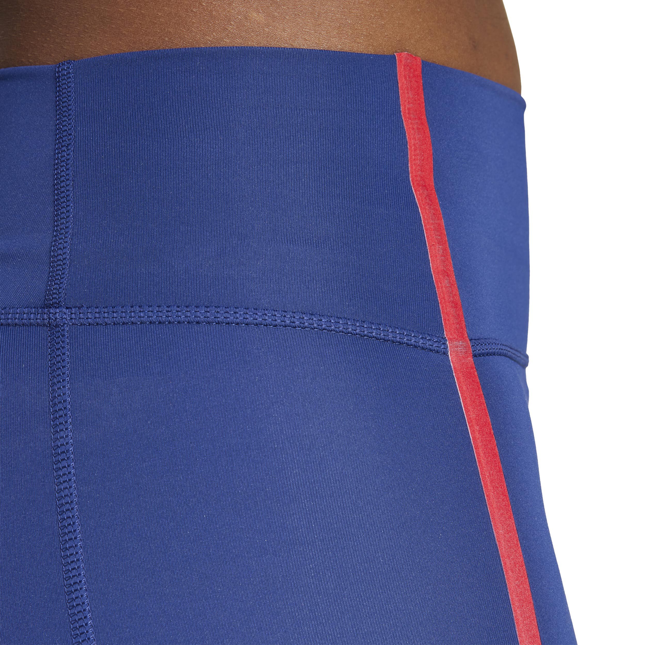 adidas Optime Heritage Collant Tight Femmes - Bleu Foncé , Rouge