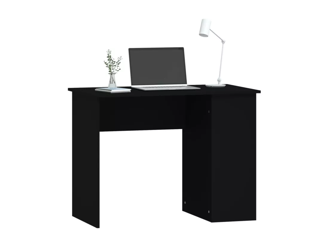 Bureau Noir 100x55x75 cm Bois d'ingénierie