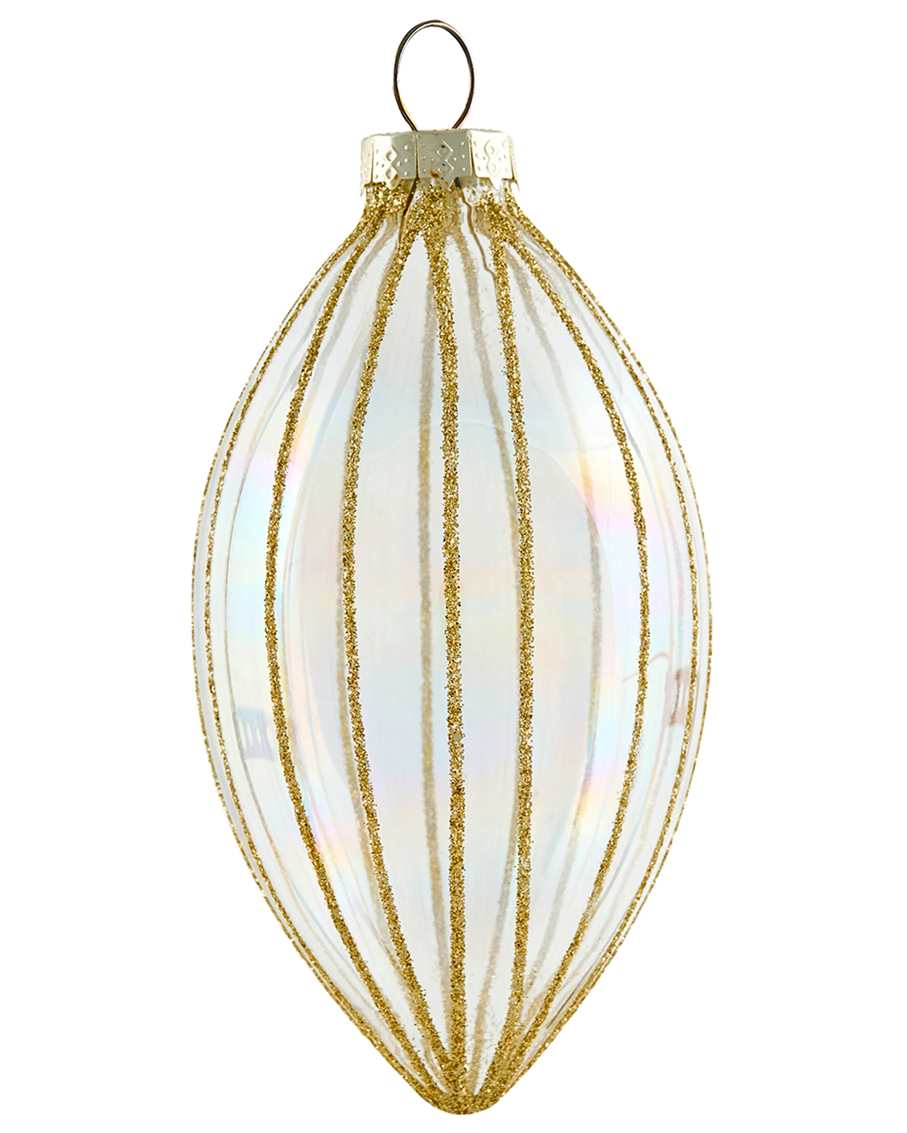 Set van 50 kerstballen SPARKLE Glas Rood/goud