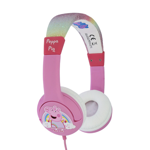 Otl Auriculares Infantis Peppa Pig Arco-Íris