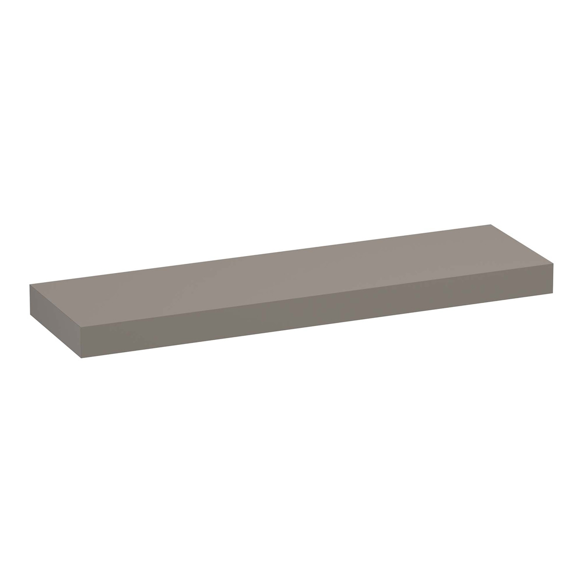 Brauer Creek vrijhangend wastafelblad 160cm taupe mat