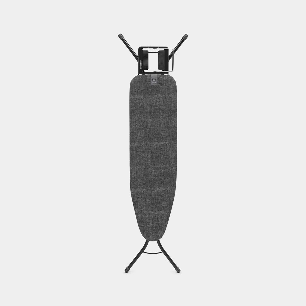 Strijkplank A, 110x30 cm, strijkerhouder - Denim Black