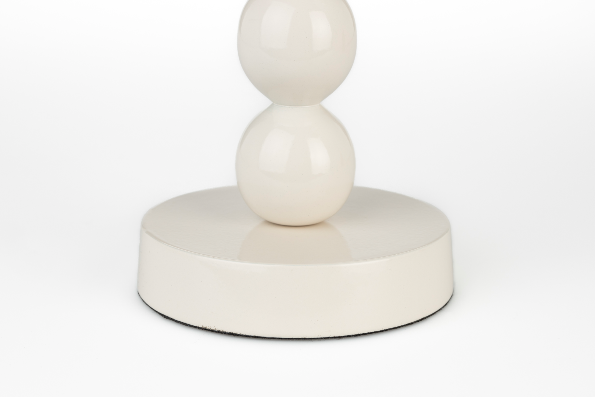 CANDLE HOLDER BUBBLES TWO BEIGE