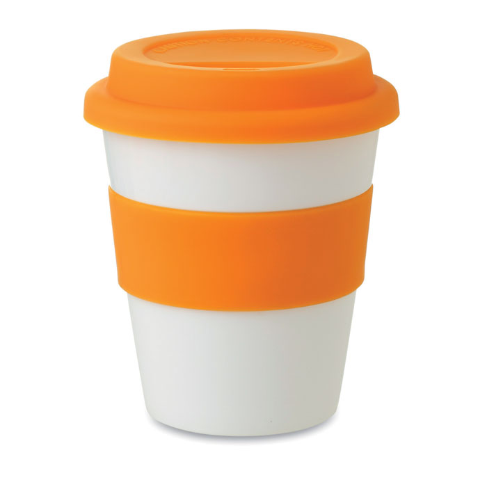 GiftRetail MO8078 - ASTORIA Gobelet PP, couvercle silicone