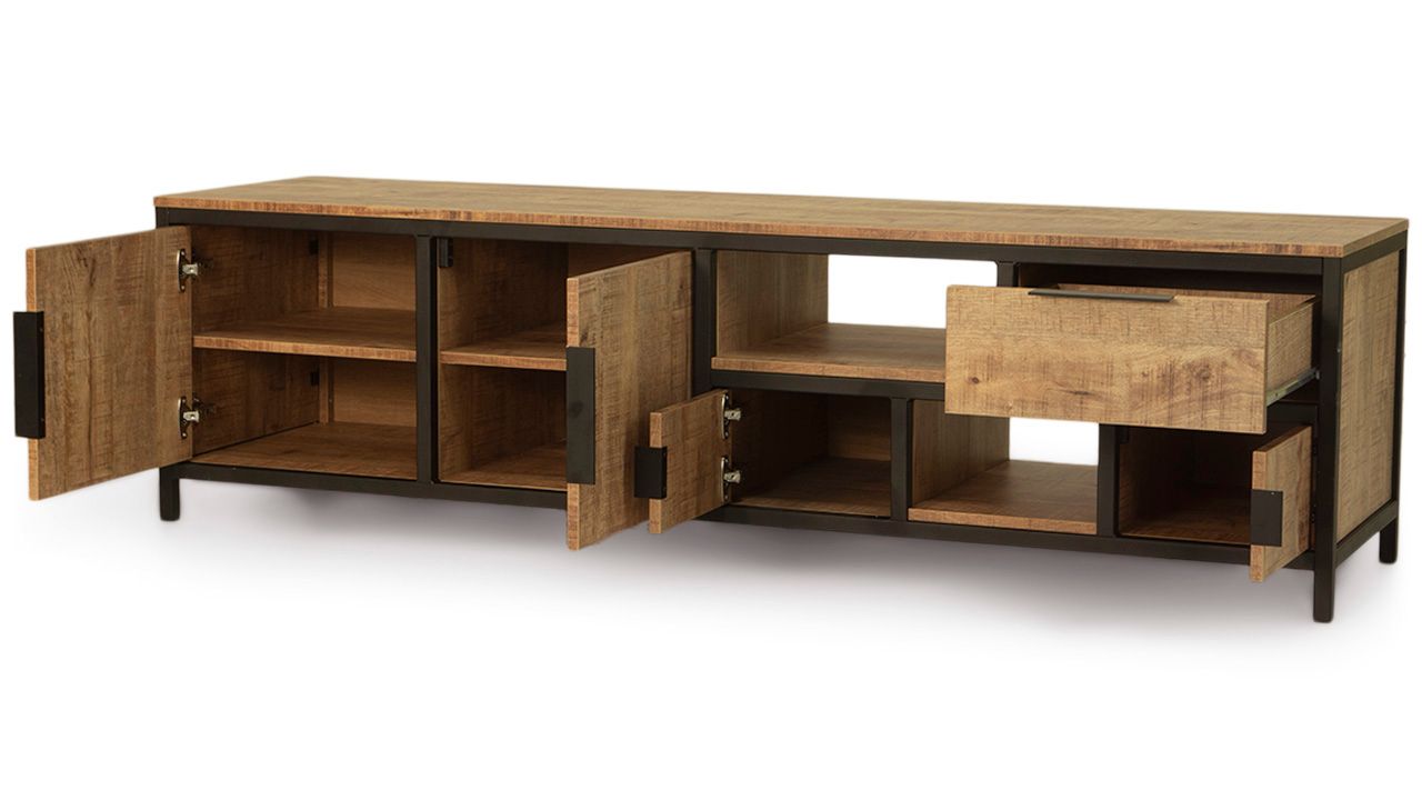 Tv-meubel Iroko - Bombay B180 x D48 x H50 cm