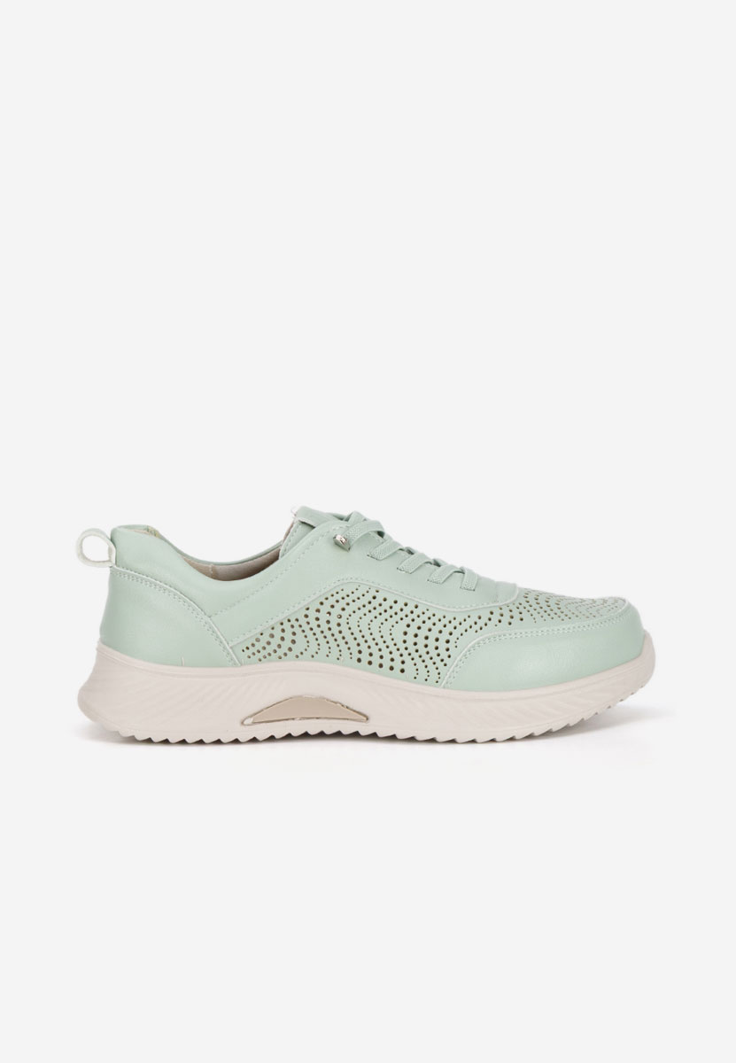 Baskets pour femme vert Azurra