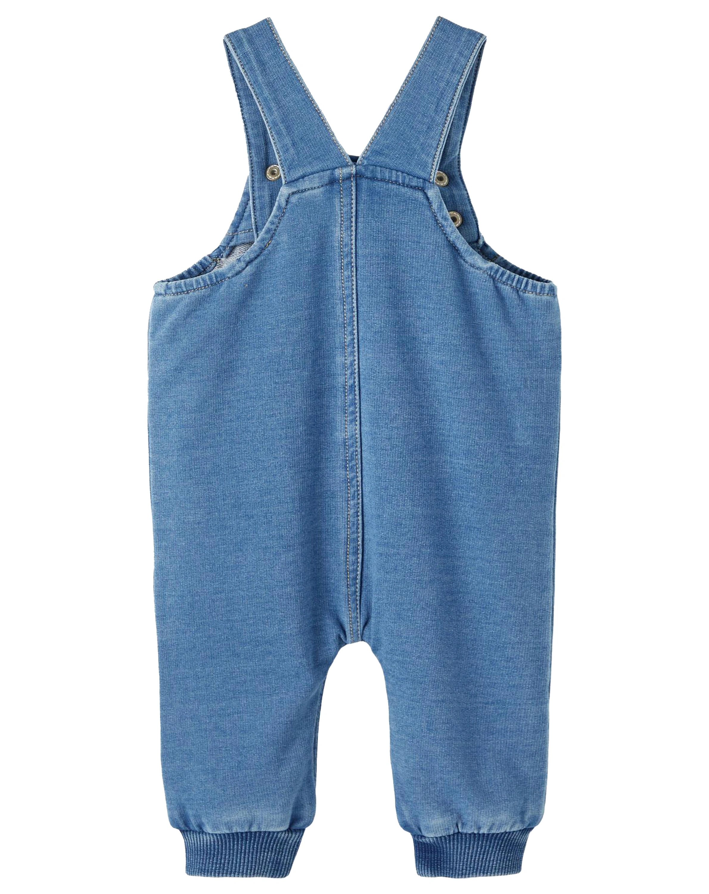 Jeans-Latzhose NBMBEN BAG in medium blue