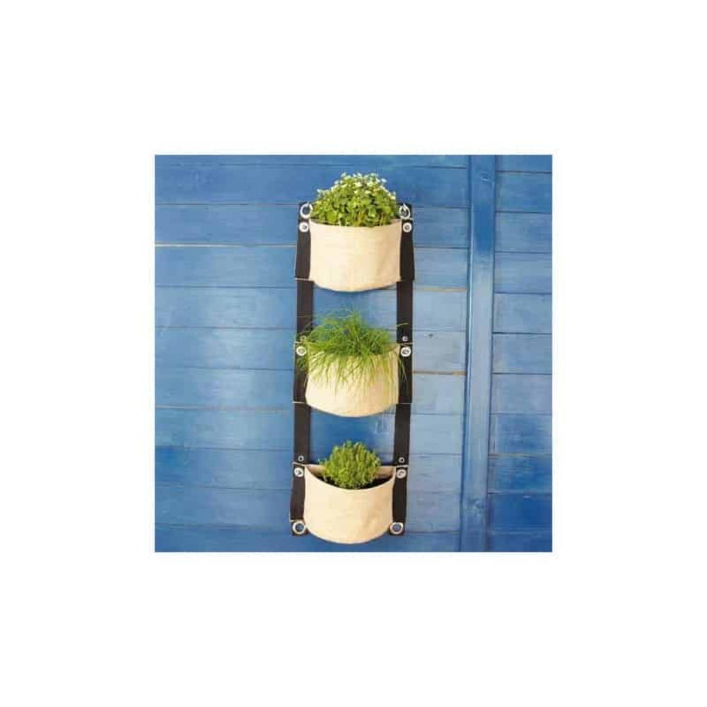 Mur végétal en toile de jute