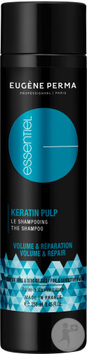 Eugene Perma Essentiel Keratin Shampoing Volume Réparation Cheveux Fins Sensibilisés Flacon 250ml