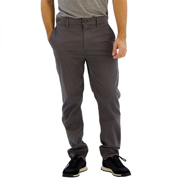 Boss Calças Chino 10242156 Tapered Fit Grey 34
